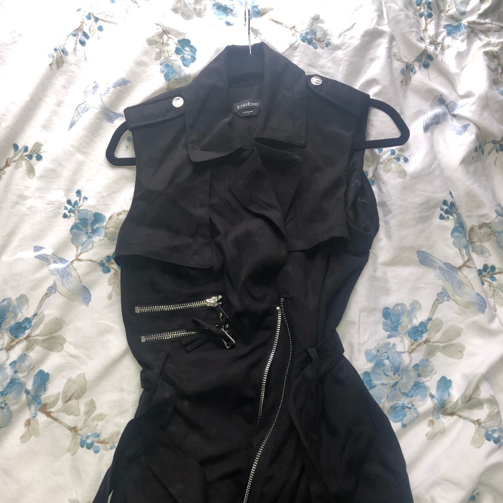 Black Gilet (sleeveless coat)